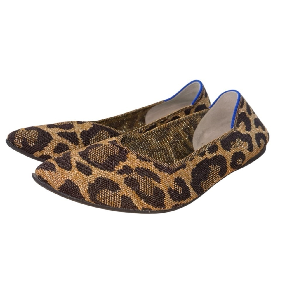 Rothy’s The Point Flats – Big Cat / Leopard Print – Women’s Sz 8 **